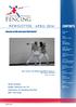 CONTENTS. VLSO photos Ralph Johnson on TV Memories of starting fencing BVF 100 Club
