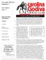 Carolina Godiva Track Club, Vol. XXXVII, No. 1 October 2011 Page 1