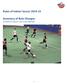 Rules of Indoor Soccer Summary of Rule Changes A Guide for Players and Team Officials