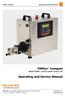 Fillflex Compact. Operating and Service Manual. Model T5500C / Control system version 1.6b. the flexible filling machines