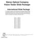 Stereo Optical Company Vision Tester Slide Package: