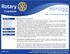 Cranbook. Page One. Rotary Club of Cranbrook, PO Box 7, Cranbrook, BC V1C 4H6. Issue 3 October/November Message from our President.