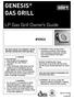 GENESIS GAS GRILL. LP Gas Grill Owner s Guide #55826 #00000 YOU MUST READ THIS OWNER S GUIDE BEFORE OPERATING YOUR GAS GRILL