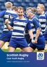 Scottish Rugby Club Youth Rugby