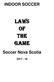 INDOOR SOCCER LAWS OF THE GAME. Soccer Nova Scotia