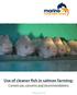 Use of cleaner fish in salmon farming: Current use, concerns and recommendations
