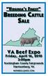 Virginia s Finest. Breeding Cattle Sale. VA Beef Expo Friday, April 16, :00pm. Rockingham County Fairgrounds Harrisonburg, VA