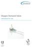 Oxygen Demand Valve. Instructions for Use