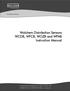 Walchem Disinfection Sensors WCDB, WFCB, WOZB and WPAB Instruction Manual