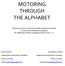 MOTORING THROUGH THE ALPHABET
