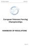 European Veterans Fencing Championships