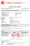 PRODUCT: HYDROCHLORIC ACID 6% - 33% Date of Issue: November Other Names: Hydrogen chloride solution, spirits of salts, muriatic acid..