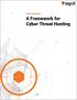 WHITE PAPER A Framework for Cyber Threat Hunting