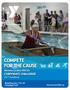 COMPETE FOR THE CAUSE. Monroe County YMCA s CORPORATE CHALLENGE 2017 Handbook. Benefiting the Y For All Campaign Fund. MonroeCountyYMCA.