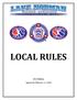 LOCAL RULES 2018 Edition Approved: February 11, 2018