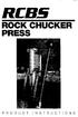 RCBlfi ROCK CHUCKER PRESS