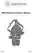 WSX Sidemount Owner s Manual