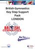 British Gymnastics Key Step Support Pack LONDON
