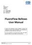 FluoroFlow Bellows User Manual
