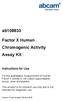 Factor X Human Chromogenic Activity Assay Kit