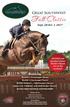 Featuring. Recognized by. USEF National (A) Hunters USEF Jumper Rating Two Texas Hunter Jumper Association (A)