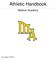 Athletic Handbook. Madison Academy
