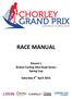 RACE MANUAL. Round 1 British Cycling Elite Road Series Spring Cup