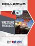 WRESTLING PRODUCTS. Competition Mats :: Wall Pads :: Post Pads :: Home Mats :: Cleaning & Accessories. Official Mat of