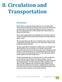 8. Circulation and Transportation