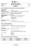 Safety Data Sheet In compliance with n 1907/2006/CE and US GHS
