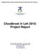 Cloudbrust in Leh 2010: Project Report