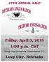 T T. 1:00 p.m. CST. Friday, April 3, Loup City, Nebraska 47TH ANNUAL SALE. Loup City Livestock Commission Co. Where Quality Counts
