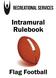 Flag Football Rules. Table of Contents