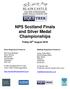 NPS Scotland Finals and Silver Medal Championships