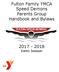 Fulton Family YMCA Speed Demons Parents Group Handbook and Bylaws