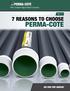PVC Coated Rigid Metal Conduit PM REASONS TO CHOOSE PERMA-COTE GO FOR THE GREEN!
