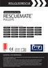 RESCUEMATE ROLLGLISS RESCUE PULLEYS. Instructions For Use GENERAL USE WARNINGS ASNZS4488 EN12278 NFPA1983