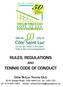 TENNIS CODE OF CONDUCT