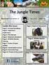 The Jungle Times. Independent newsletter of: Est Issue: 86. Page 5: Elephant Relocation! Page 6: Wildlife Warden Training