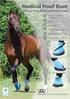 Medical Hoof Boot. Stress Free Poultice Protection