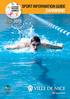 sport information guide swimming EngLisH VERsiOn
