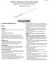 MyoSure Hysteroscopic Tissue Removal System MyoSure LITE Tissue Removal Device Instructions for Use