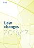 Outline summary of Law changes