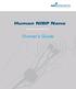Human NIBP Nano. Owner s Guide. Non-invasive hemodynamics. Human NIBP Nano Owner s Guide