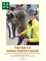 THE PNW 4-H HORSE CONTEST GUIDE