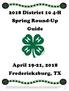 2018 District 10 4-H Spring Round-Up Guide