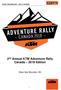 EVENT INFORMATION RALLY DOSSIER. 2 nd Annual KTM Adventure Rally Canada 2018 Edition. Silver Star Mountain, BC