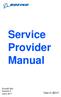 Service Provider Manual