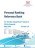 Personal Ranking Reference Book
