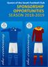 Queen of the South Football Club SPONSORSHIP OPPORTUNITIES SEASON